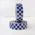 Blue & white Reflective cheaker tape